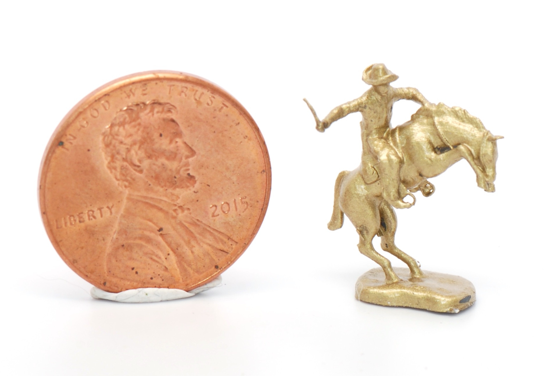 Cowboy Bronze Statue Kit NEW Stewart Dollhouse Creations cowboy-bronze-statue-kit-new-stewart-dollhouse-creations